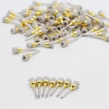 Стоматологическая лаборатория 20 шт. Стоматологическая полировальная щетка глинозема чаша защелка плоского типа полировщик Prophy