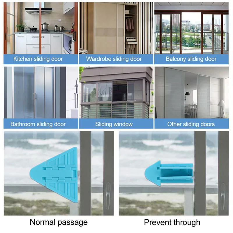 Детские антипадающие безопасные дверные замки детская, безопасная, дверная и оконный ограничитель замки безопасности скользящие окна