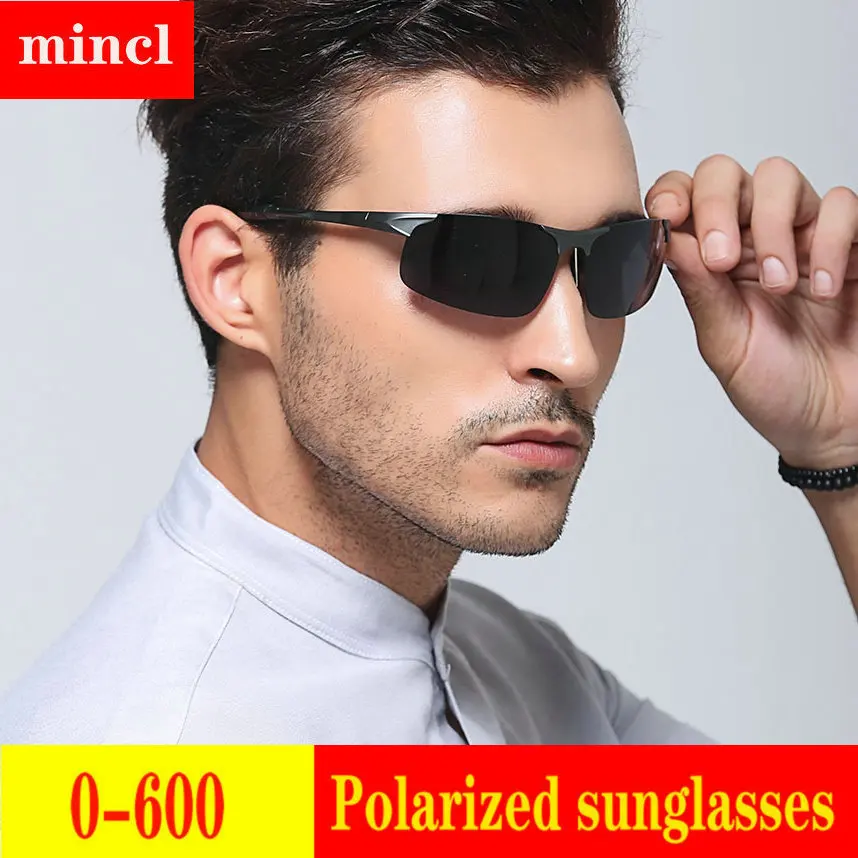 Диоптрий готовой близорукость поляризованных солнцезащитных очков Для мужчин Для женщин очки для близоруких модный квадратный Для мужчин вождения очки UV400 FML