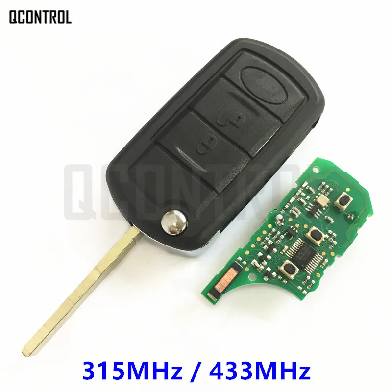 

QCONTROL Car Remote Key for Land Rover Discovery 3 LR3 for Range Rover 315MHz/433MHz ID46 Chip HU101 Blade Door Lock
