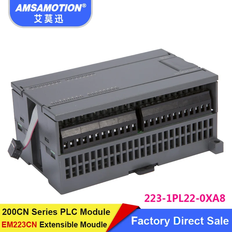 Подходящий цифровой модуль Siemens 8I/8O РЕЛЕЙНЫЙ ТИП EM223 6ES7 223 1PH22 0XA8 расширения 16I/16O 1PL22