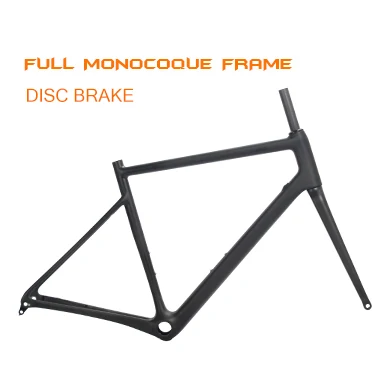 

700C Carbon Road Bike Frame Di2 Super Light Cycling Bicycle Frameset BB86 Disc Brake UD Matt