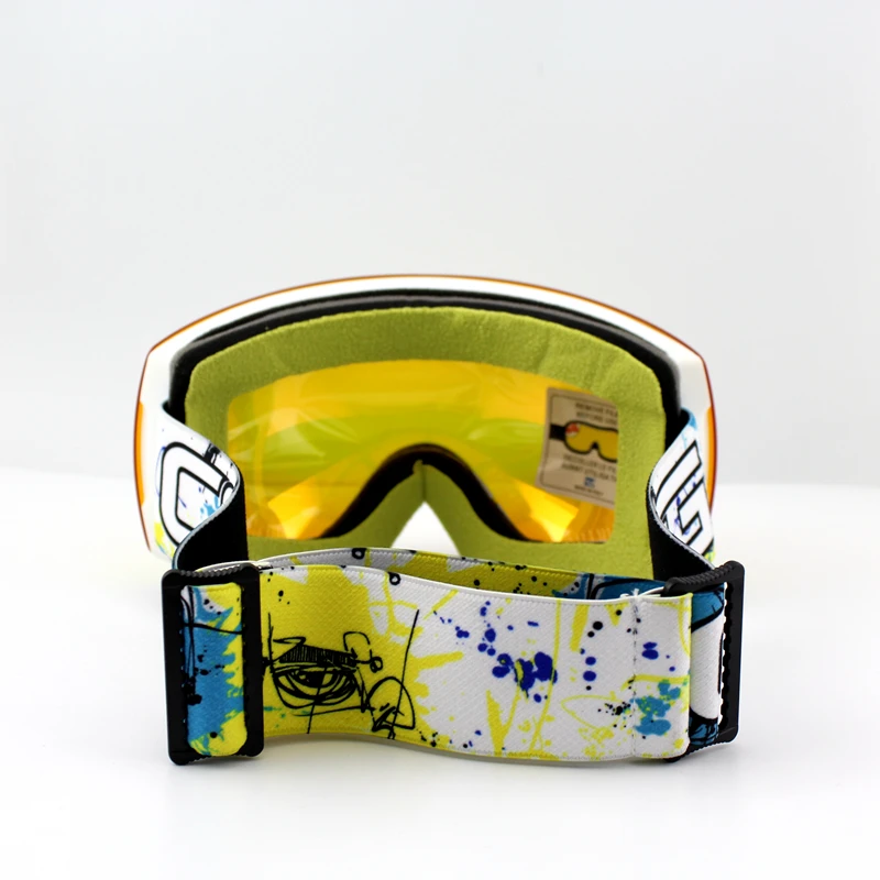 Бренд UV400 двойные слои Анти-туман большой Лыжная маска Очки Лыжный Спорт Для мужчин Для женщин Снег Сноуборд горнолыжные очки