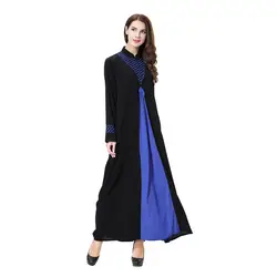 MZ одежды халат лоскутные дамы Ближнего Востока арабского длинные платья Формальные рубашки платье Повседневное для мусульман