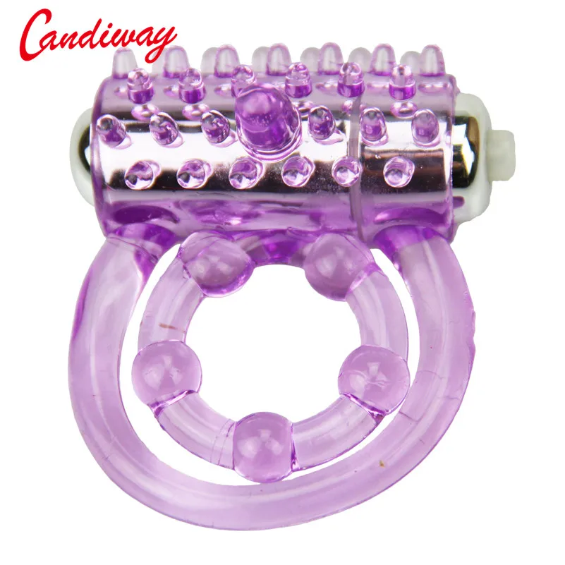 hb094purple Vibrators rings double cockring (9)