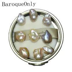 BaroqueOnly смешанный цвет огромный размер барокко Жемчуг натуральный пресноводный жемчуг для diy Ожерелье Изготовление ювелирных изделий