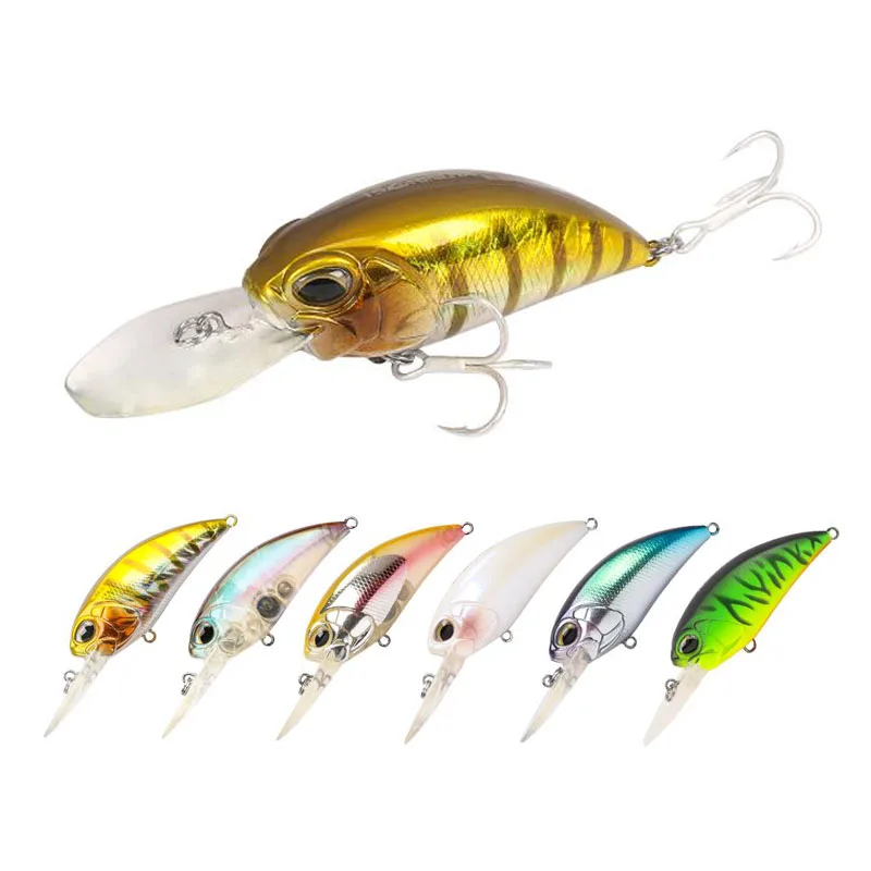 

Trulinoya Deep Diving Crankbait Fishing Lure 6cm 16g Artificial Hard Bait Fishing Wobbler Fresh Salt Water Sea Fishing Lure