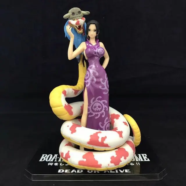 

one piece Boa Hancock figure with snake sculpture model