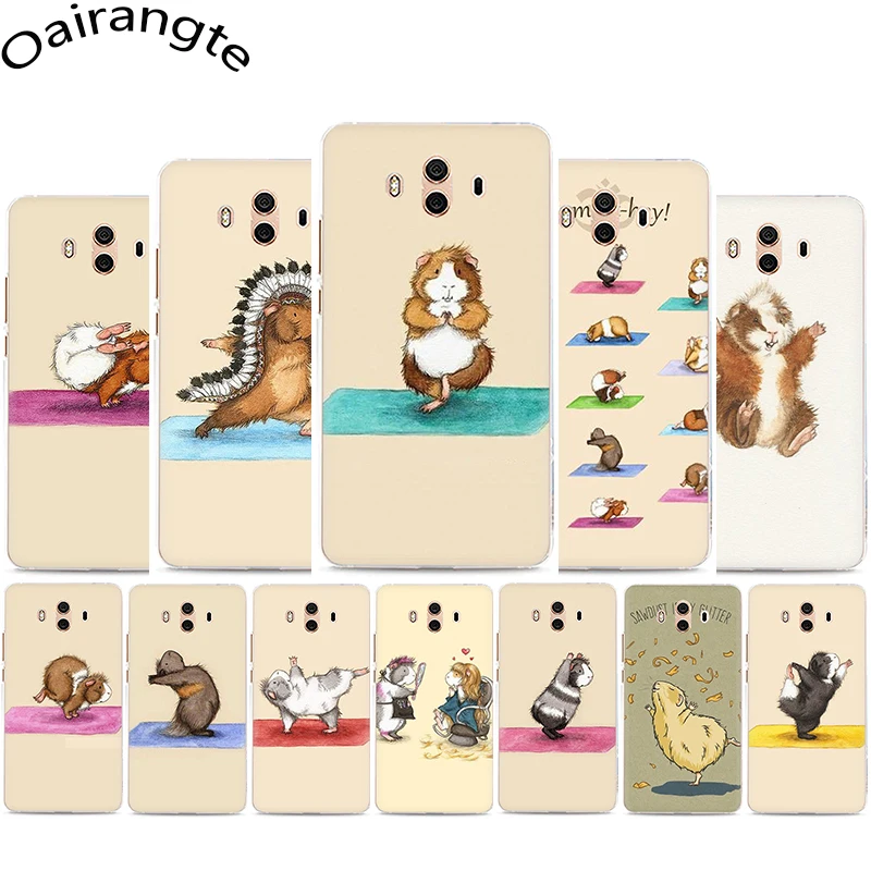 

The Yoga Guinea Pigs Art Hard Phone Case for Huawei Y5 Y6 Y7 Prime Y9 Mate 10 20 30 Pro Lite Nova 2i 3 3i Lite 4 5i