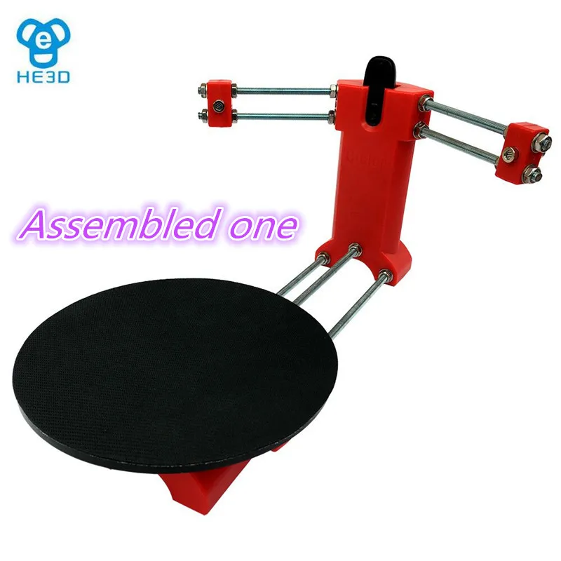 HE3D Assembled 3d scanner, NEW red injection molding,Reprap 3d Open source Portable 3d scanner for 3d printer HE3D Assembled 3d scanner, NEW red injection molding,Reprap 3d Open source Portable 3d scanner for 3d printer