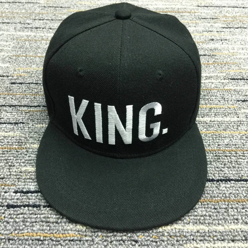 Sweetheart KING GUEEN Letter Cap Lovers Embroidered Adjustable Baseball Hat Unisex Creative Fashion Outdoor Snapback Cap CP0052 (13)