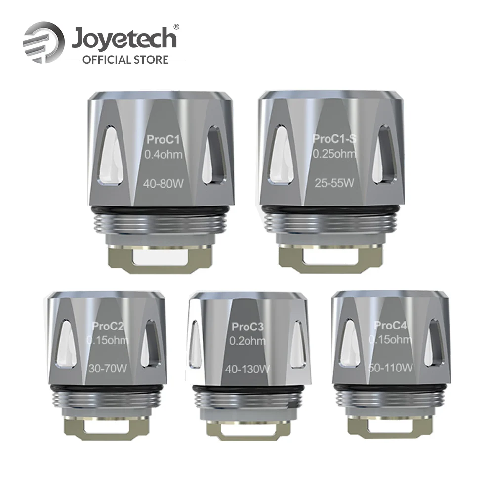 5PCS/Pack Original Joyetech ProC Coils ProC1/ProC2/ProC3/ProC4/ProC1 S Coil For ProCore Atomizer/Procore SE Tank E-Cigarette