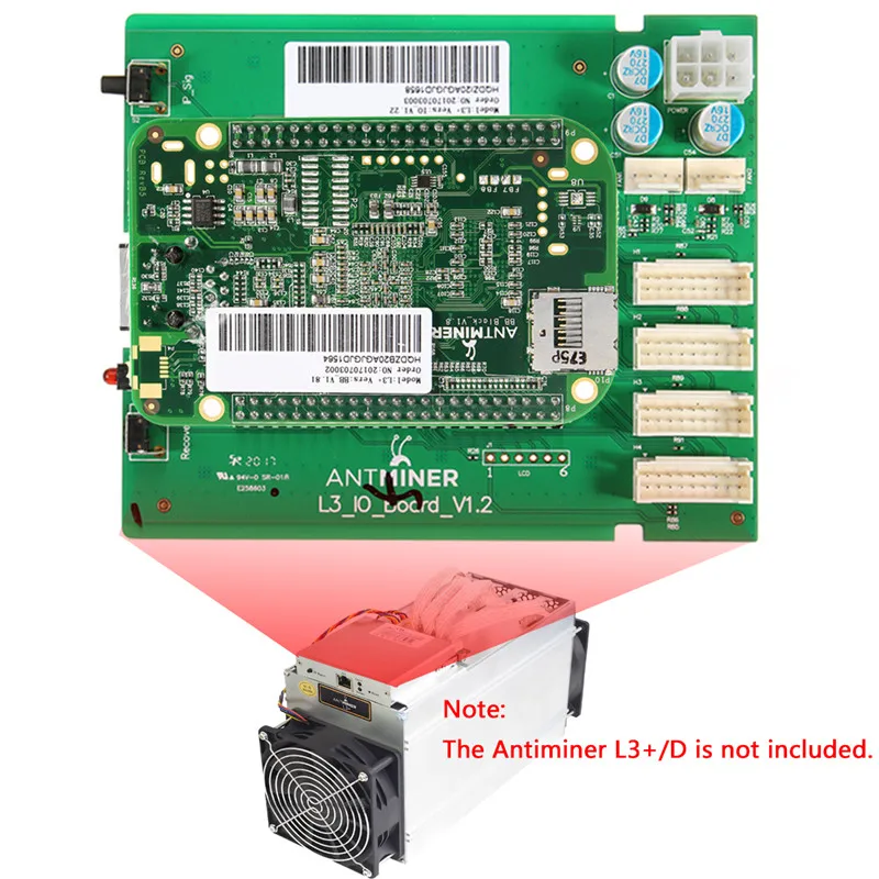 New Control Board Bitcoin Mining Machine Parts Dashboard Include IO board and BB Board Card for ANTMINER L3+/D Repair Parts цена New Control Board Bitcoin Mining Machine Parts Dashboard Include IO board and BB Board Card for ANTMINER L3+/D Repair Parts цены онлайн