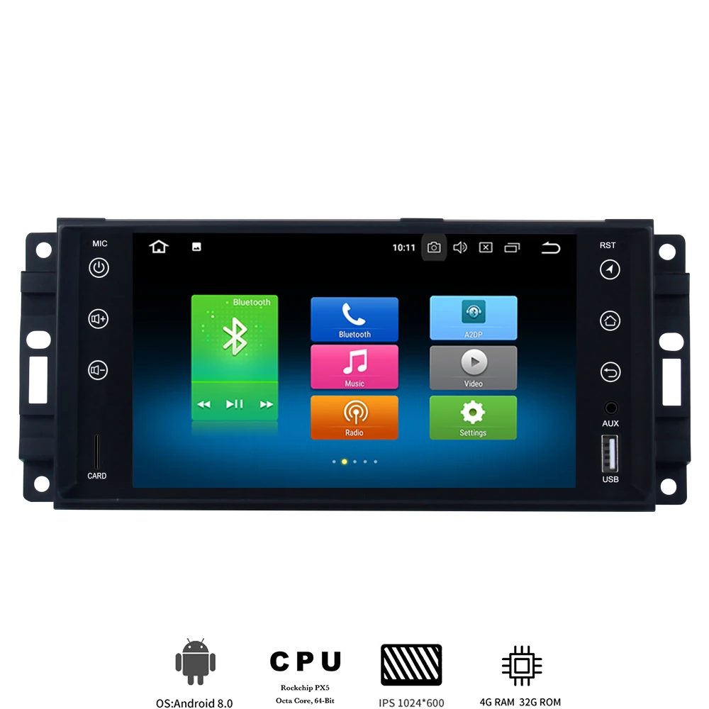 Clearance Car 1 din Android 8.0 multimedia for Jeep universal Chrysler Dodge autoradio stereo with 8 Core 4Gb+32Gb IPS screen built-in GPS 0 Clearance Car 1 din Android 8.0 multimedia for Jeep universal Chrysler Dodge autoradio stereo with 8 Core 4Gb+32Gb IPS screen built-in GPS 0