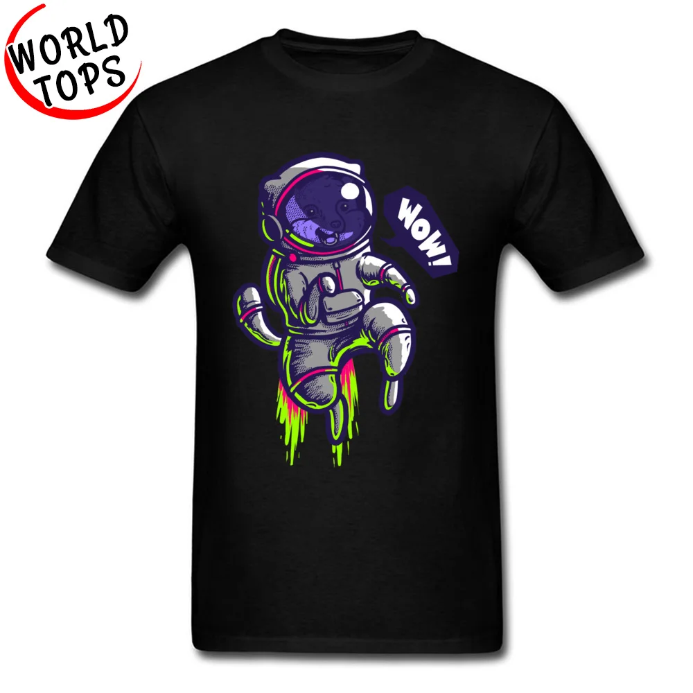 

Funny Cartoon Tee Shirts Spaceman Cat Orange/Black Hip Hop T Shirts Men Back To The Future Arrival Leisure Tops Tees Tshirts