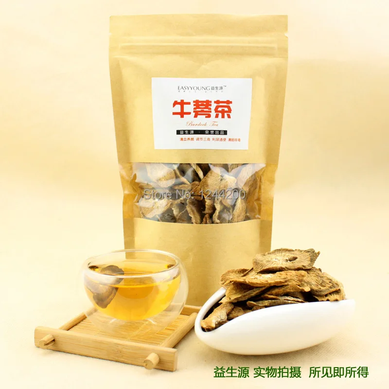 

Wholesale 50g Gold Burdock Tea,Original Chinese Burdock root tea, anti cancer herbal tea,organic slimming tea, Free shipping