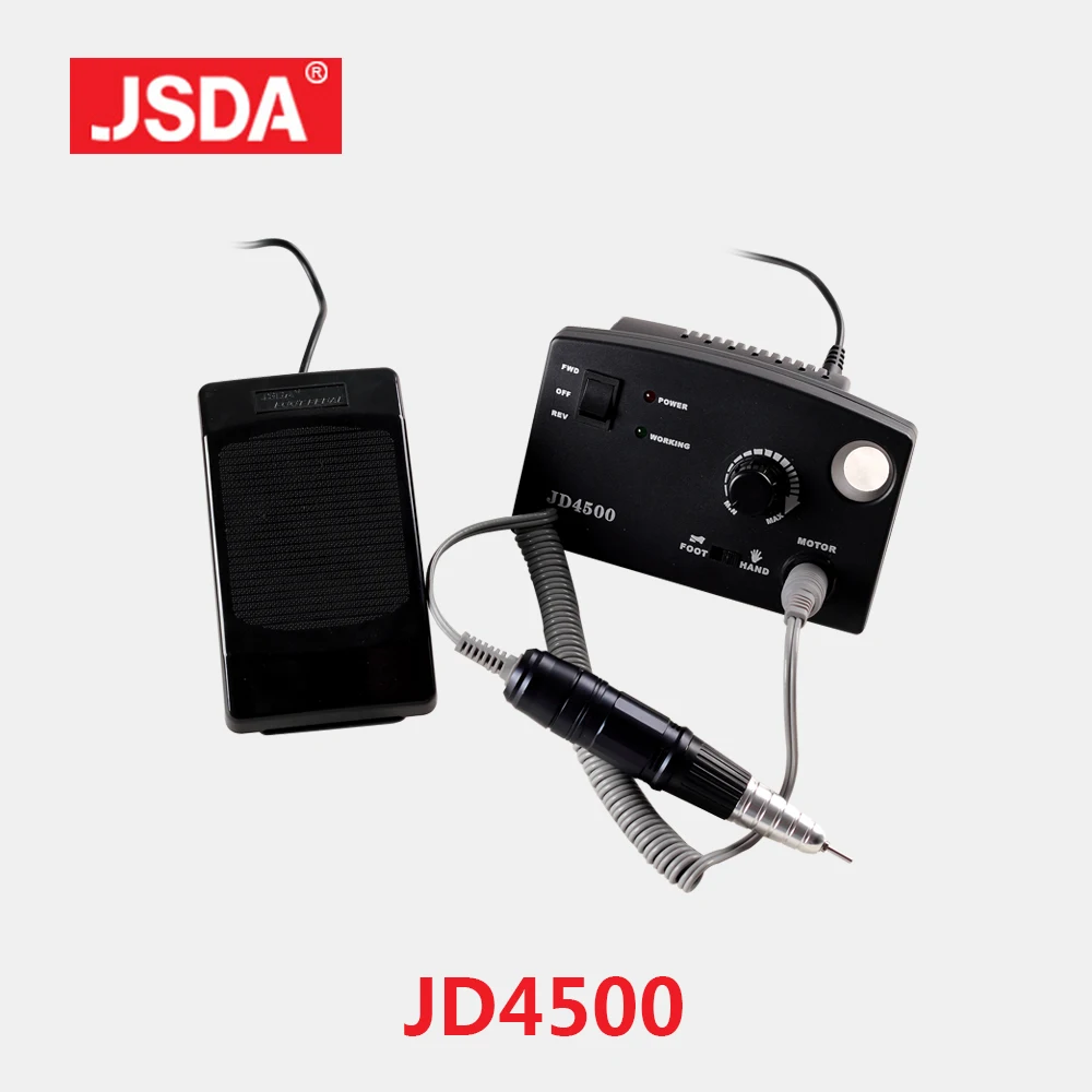 Прямые продажи Jsda JD4500 профессиональное оборудование для дизайна ногтей машинка для ногтей электрическая дрель для маникюра и педикюра пилка 35 Вт 30000 об/мин