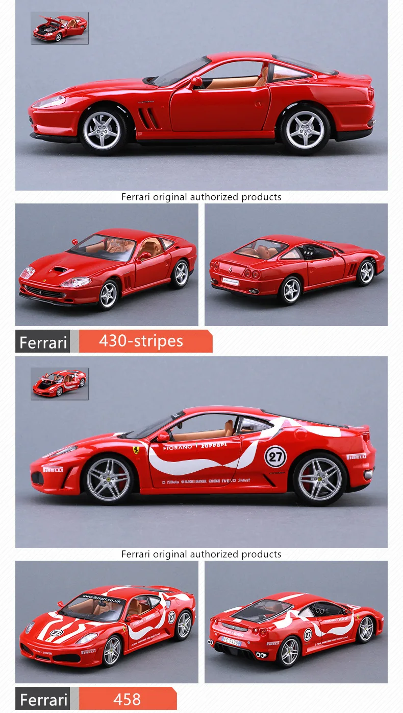 Bburago 1:24 Ferrari F40 коллекция производитель авторизованный имитационный сплав модель автомобиля украшения Коллекция игрушек инструменты