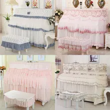 Европейская кружевная ткань чехол для пианино простой индивидуальный чехол для пианино полное покрытие пыли украшения