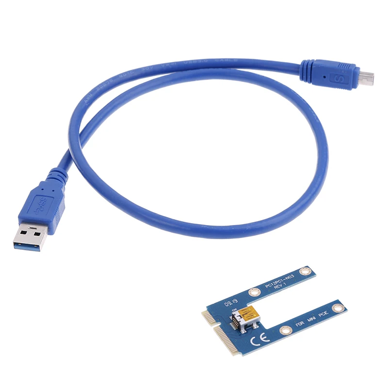60 см USB 3,0 Mini PCI-E к PCIe PCI Express 1x к 16x удлинитель Riser Card Adapter удлинитель для майнинга биткоина BTC