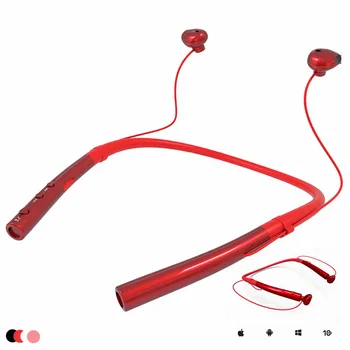 

Cordless Headset 3D Stereo Neckband Magnetic Earbuds Bluetooth Microphone Smartphone Necklace Stand Waterproof Fitness Earphone