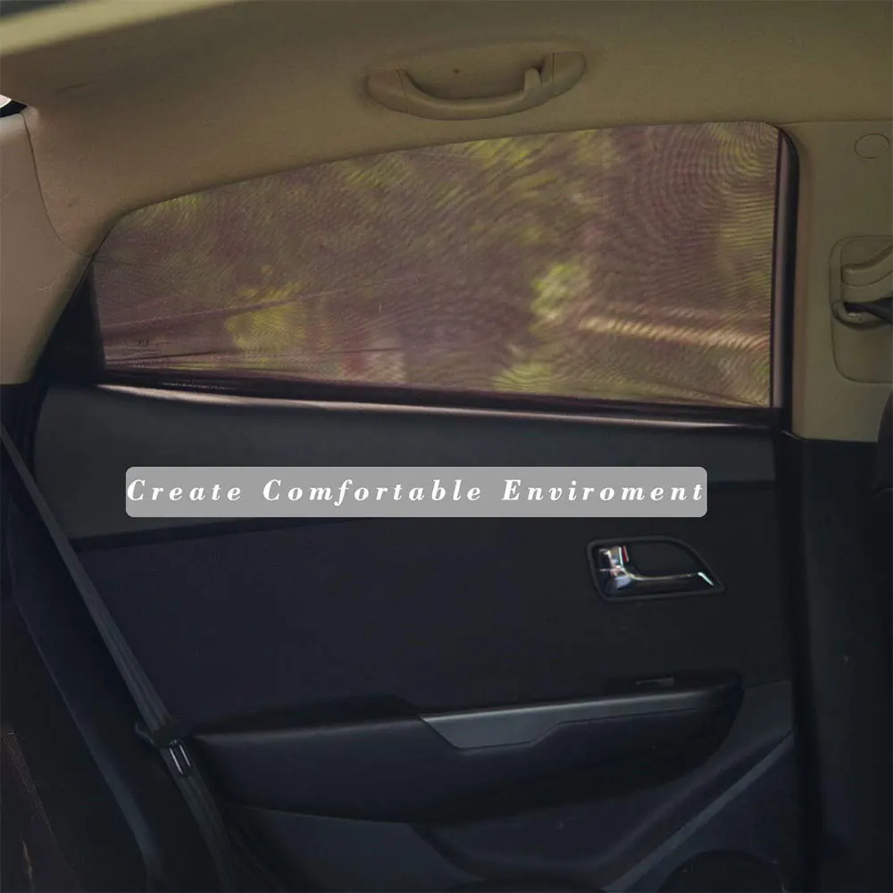 125*55 2pcs Car SunShade Auto Sun Visor Rear Windshield UV Protection Car-Styling Durable Vehicle Window Covers Large