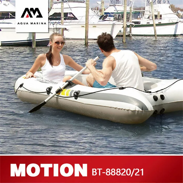 Barco hinchable AQUA MARINA MOTION, barco deportivo, Kayak de PVC, remo de barco, botes inflables de goma para dos personas, canoa con paleta - 2