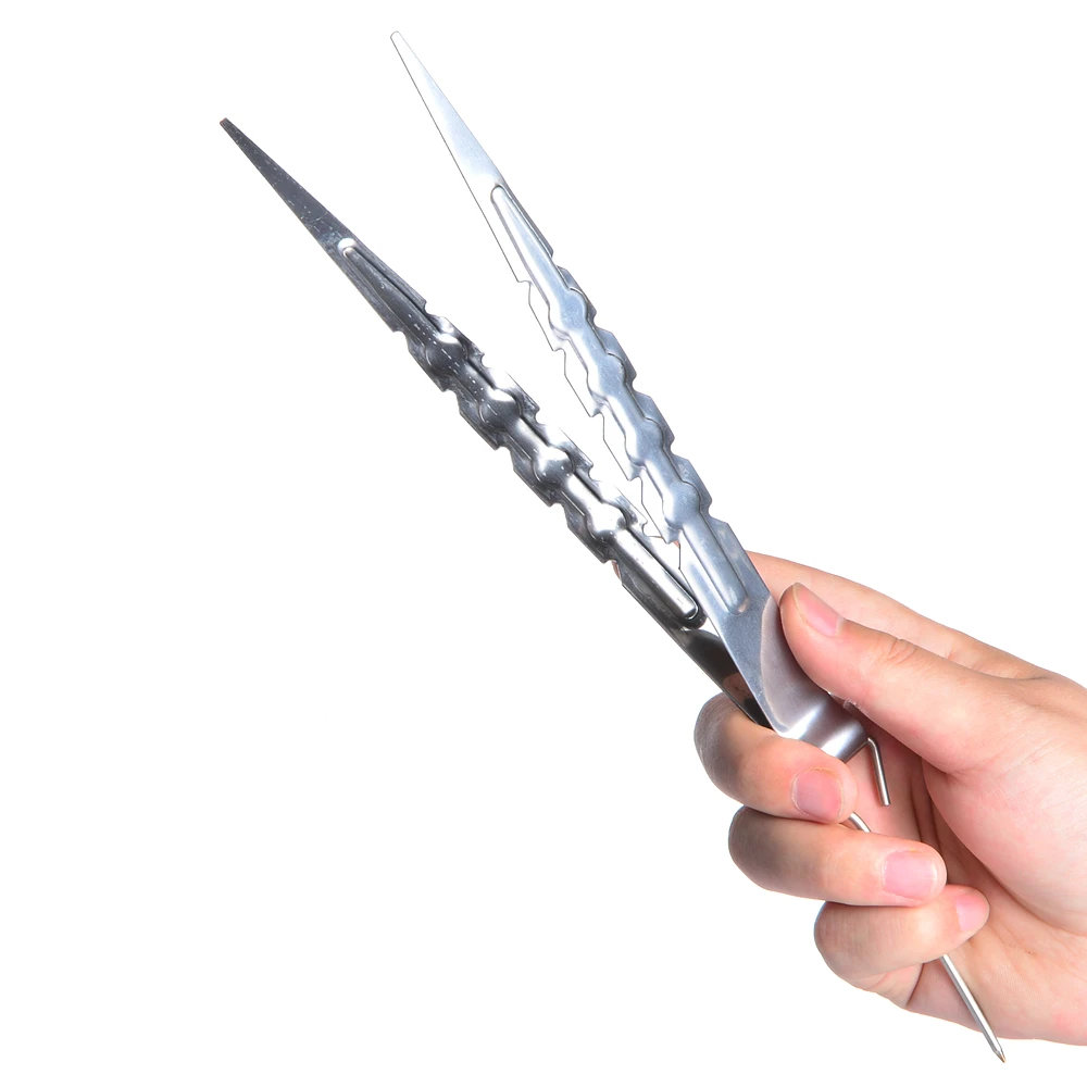 

22cm Metal Hookah Tongs Shisha Charcoal Tweezers Water Pipe Cachimbas Sisha Sheesha Waterpijp Tuyau Chicha Narguile Accessories