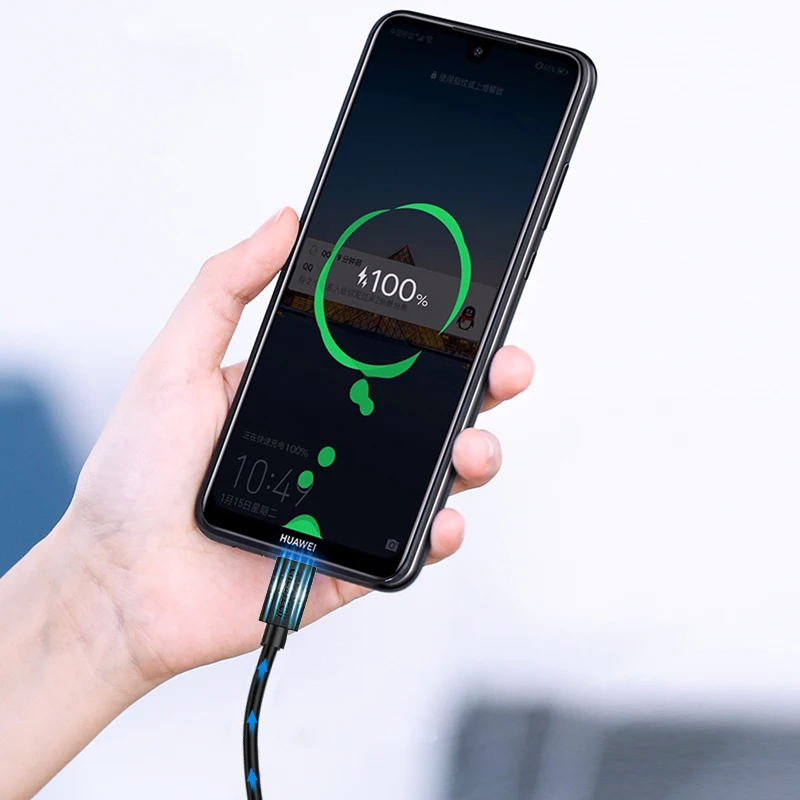 CHOETECH Micro USB кабель 2.4A Мужской к Micro B Мужской быстрой зарядки данных для samsung Xiaomi mi9 Android зарядный кабель для телефона