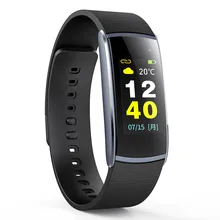 Умный Браслет Водонепроницаемый цветной сенсорный экран браслеты Bluetooth монитор сердечного ритма фитнес-трекер для android для iphone