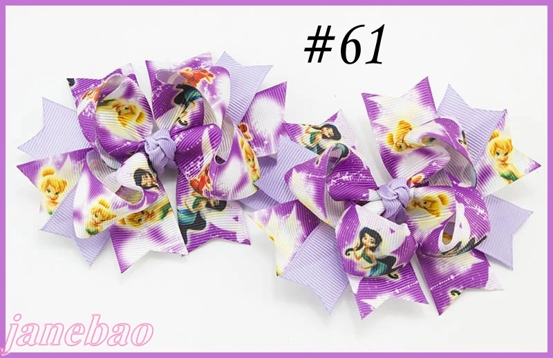 300 компл. 3.5 ''pigtail Луки характер волосы луки набор из двух Вдохновленный волос Луки Принцесса волосы Луки клипы