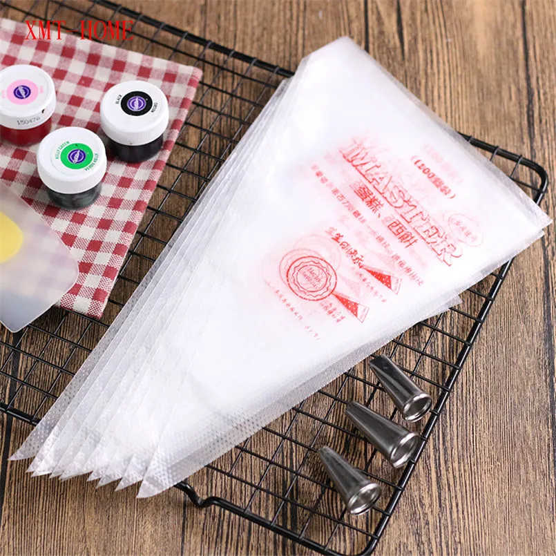 Pastry baking tools plastic disposable piping bag cake icing fondant