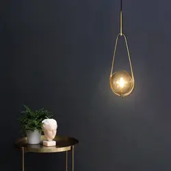 Скандинавский стеклянный шар подвесной светильник современный круглый Глобальный подвесной светильник декоративная фурнитура для