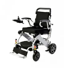 2019 N/W: 19.8KG Aluminum alloy folding lightweight power electric wheelchair for disabled people