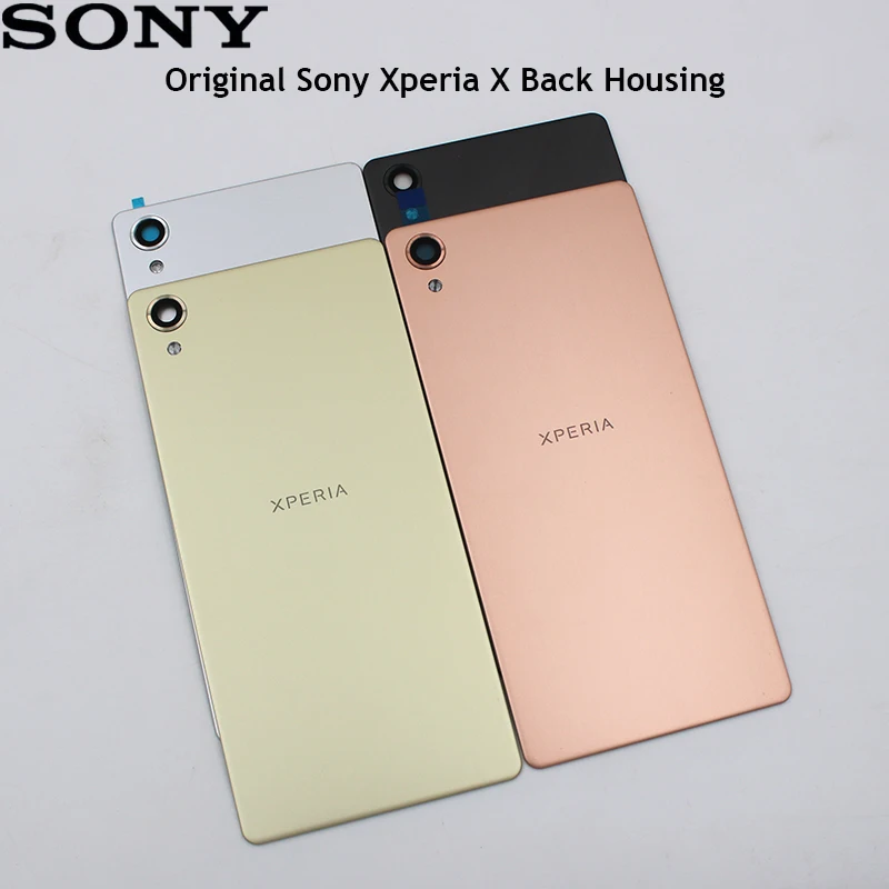 

Original Aluminium Back Housing Battery Door Cover For Sony Xperia X F5121 F5122 Metal Repair Replacement Parts Rear Case 5 inch