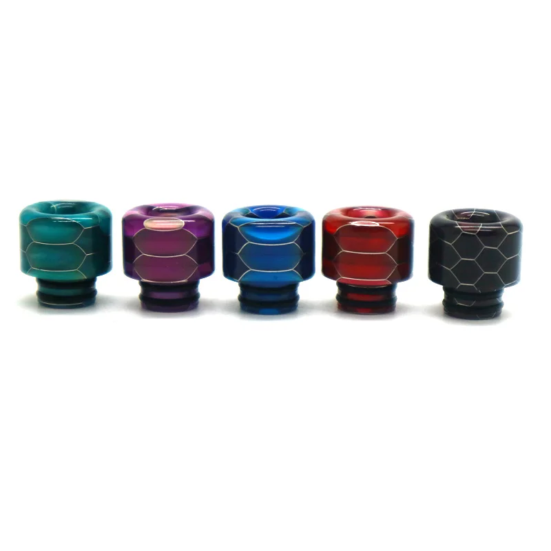 

510 Snake Epoxy Resin Drip tips E-Cigarette accessories wide bore Mouthpiece for vape 510 thread RBA RTA Tank Atomizer