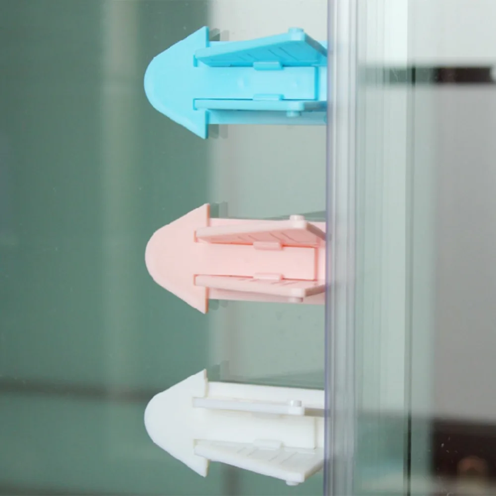 

Baby Safety Lock for Sliding Door Window Children Protection Lock Drawer Cabinet Door Wardrobe Anti-pinch Wings Kids Safety Lock