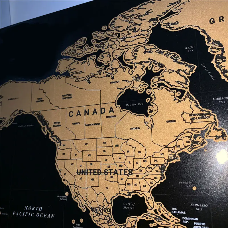 Прямая, домашняя Дорожная карта, Винтажный Золотой черный плакат, персонализированная карта мира, для гостиной, паба, кафе, картина 40x55 см