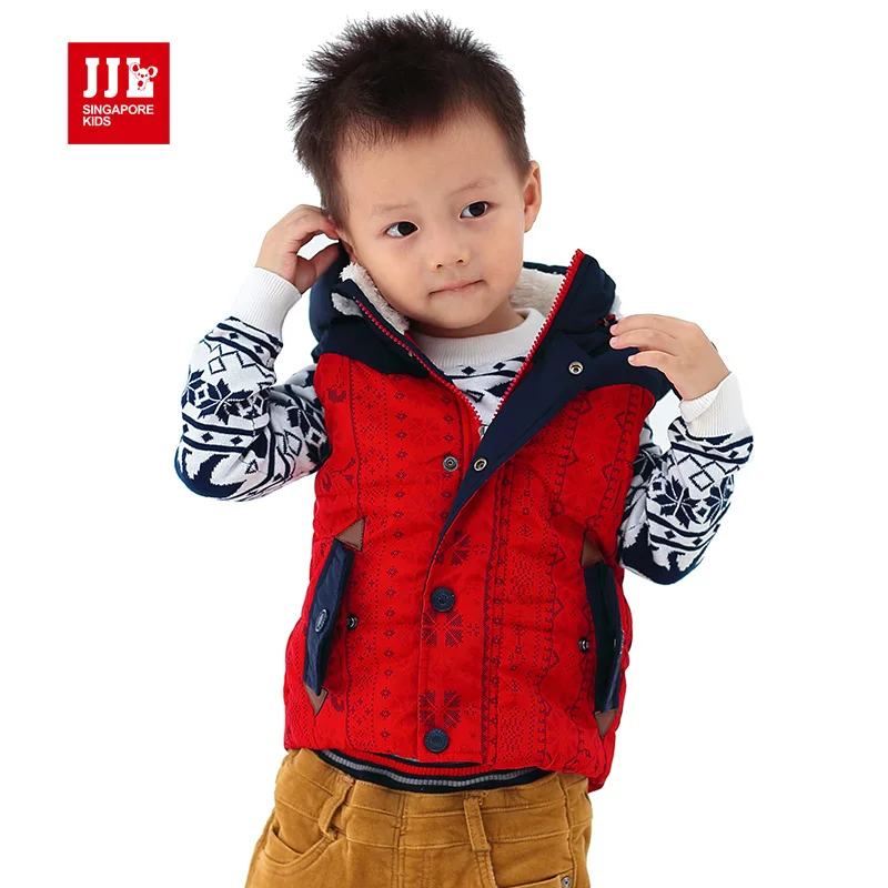 baby waistcoat detachable hooded national printing vest outerwear 2015 brand designer winter jacket hooded waistcoat