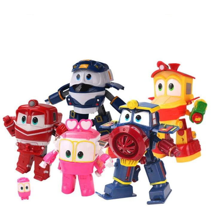 NEW Anime Robot Trains Transformation robot Kay Alf Dynamic Train Family Deformation Train Car action figure toys NEW Anime Robot Trains Transformation robot Kay Alf Dynamic Train Family Deformation Train Car action figure toys