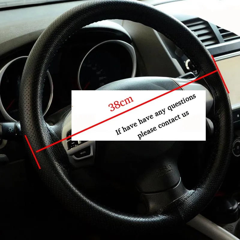 Car Braid Leather Steering Wheel (16)