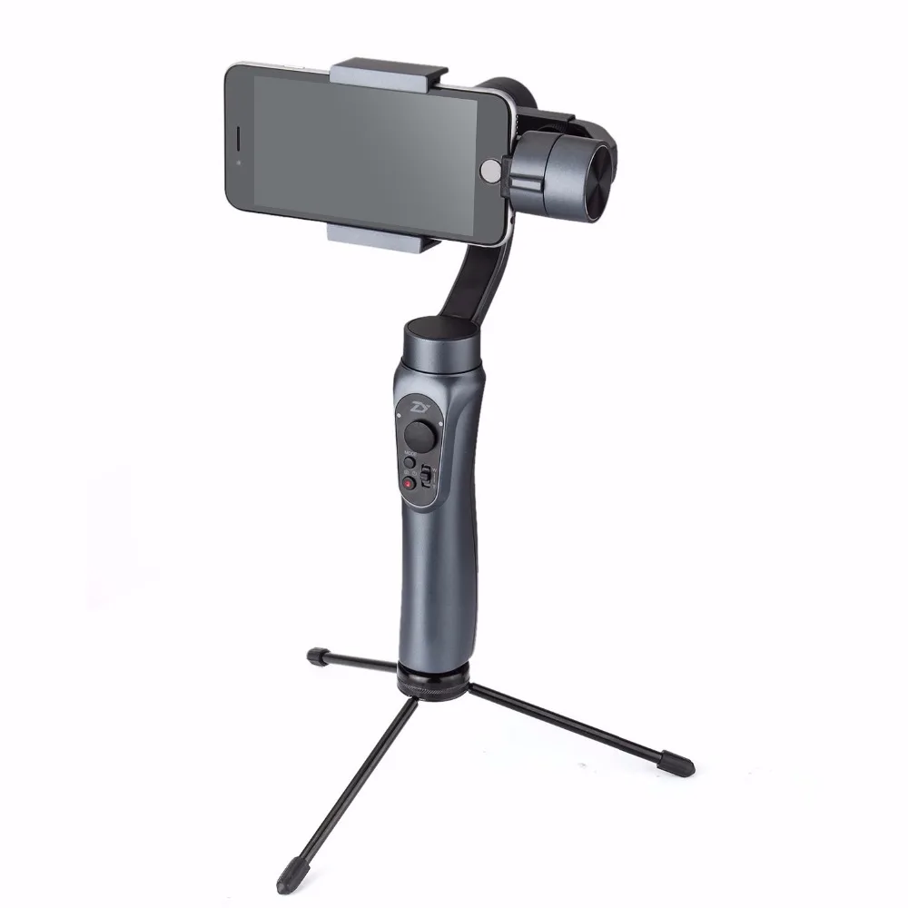 Pаспродажа Zhiyun Smooth Q 3 оси ручной Gimbal стабилизатор для смартфонов и Gopro Hero 5 4 3 Беспроводной Управление + штатив серый черный цвет