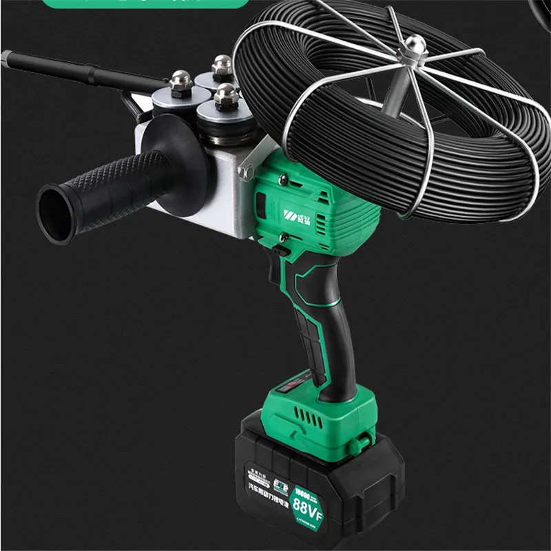 

88VF 10000MAN Electrician Stringing Machine Fully Automatic Wall Lead Wire Electric Charging Threading Machine 40m/min