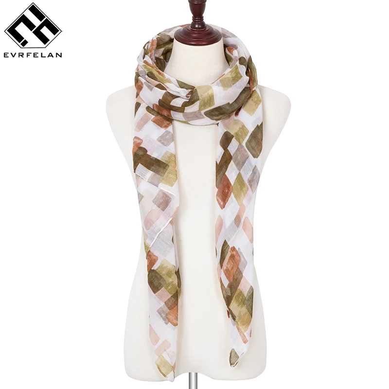 

Evrfelan Scarf Soft Spring New Fashion Thin Summer Lady's Sea Beach Shawls