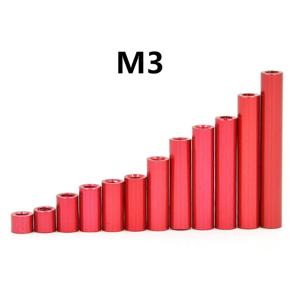 Через стойку Лот легкая алюминиевая шестигранная колонна M3 самодельные модели