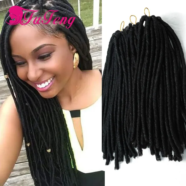best Faux Locs dreadlock synthetic braiding hair Crochet Braids