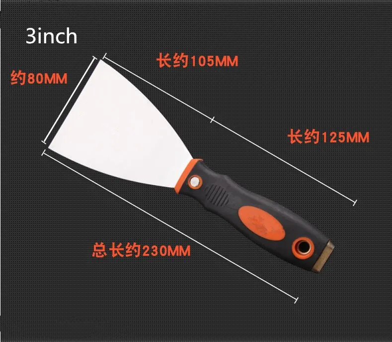 Многофункциональный " 2" " 4" " 6" из нержавеющей стали шпатлевка нож Гибкая сухая настенная живопись штукатурка скребок строительный инструмент