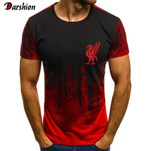 Новейшая футболка с 3D принтом, Мужская Летняя Повседневная футболка с коротким рукавом и круглым вырезом, модная мужская футболка