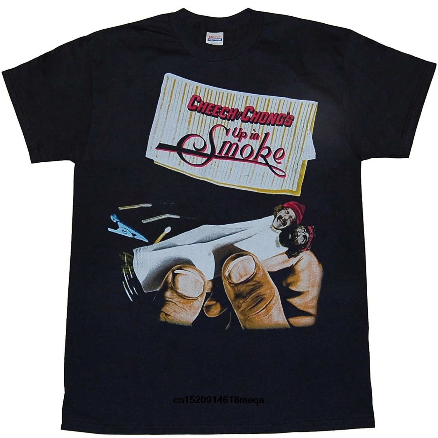 Футболка Cheech and Chong Up In Smoke Movie Poster Мужская футболка | одежда