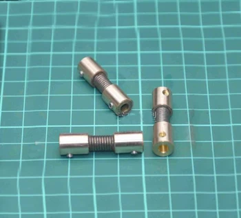 

2 pcs/lot Spring Type Connector For Brush Motor RC Boats Connect Universal Joint Accessories 3*3/3*3.2/3*4/3.2*4/4*4/3.2*4mm